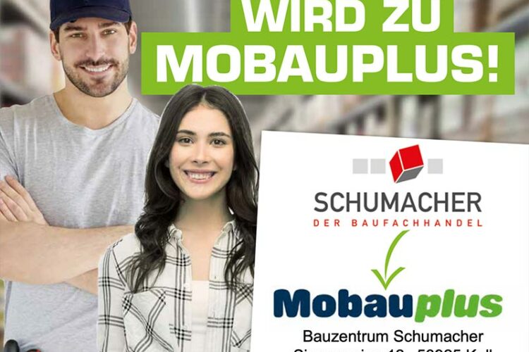 Wie gewohnt – nur besser: Schumacher wird zum 1. April Teil von Mobauplus